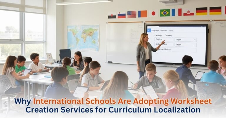 Why International Schools Are Adopting Worksheet Creation Services for Curriculum Localization
